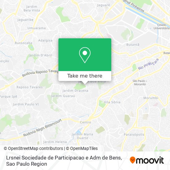 Mapa Lrsnei Sociedade de Participacao e Adm de Bens