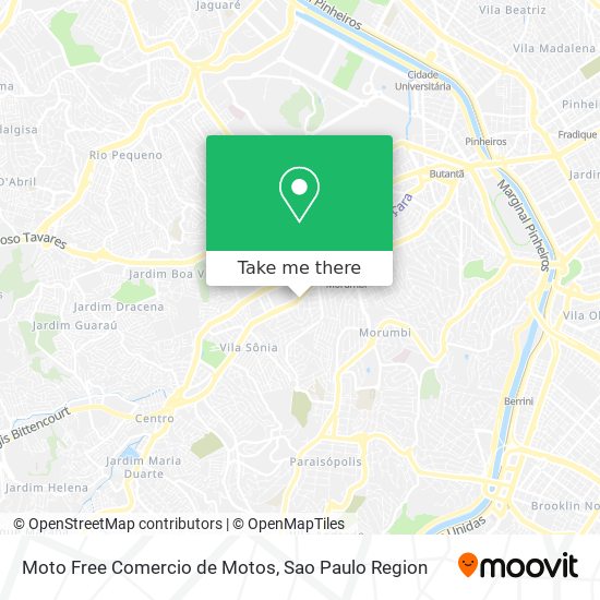 Moto Free Comercio de Motos map