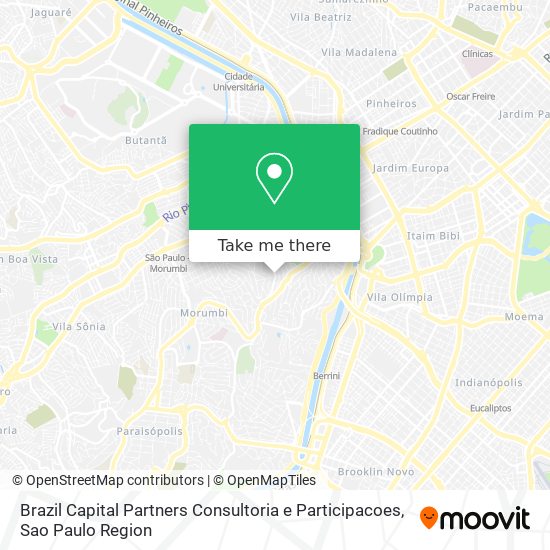 Mapa Brazil Capital Partners Consultoria e Participacoes