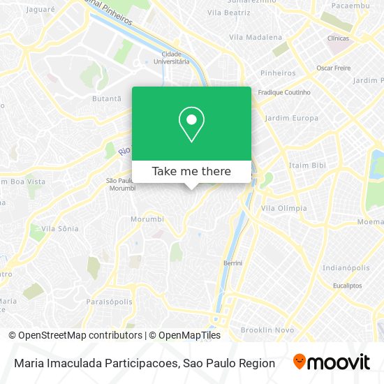 Mapa Maria Imaculada Participacoes