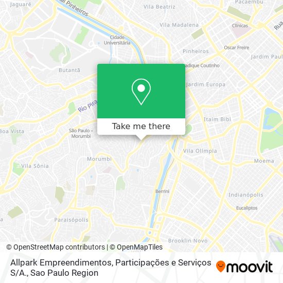 Allpark Empreendimentos, Participações e Serviços S / A. map