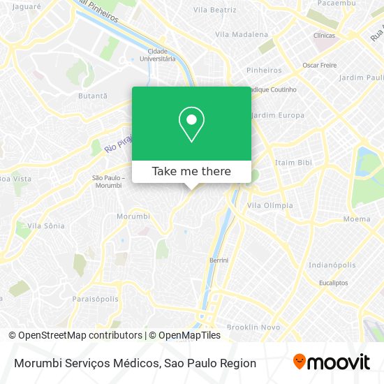 Morumbi Serviços Médicos map