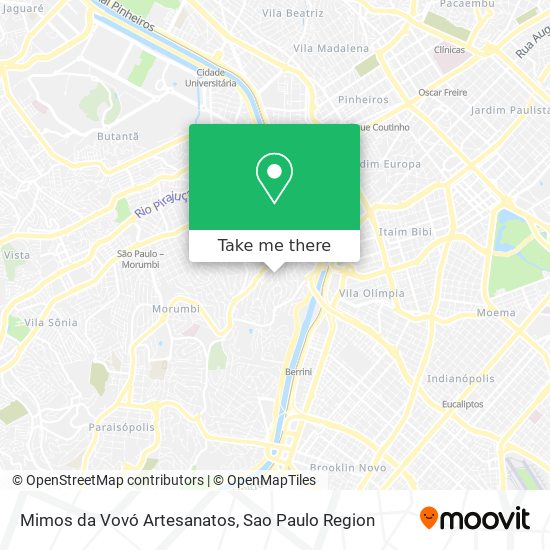 Mimos da Vovó Artesanatos map