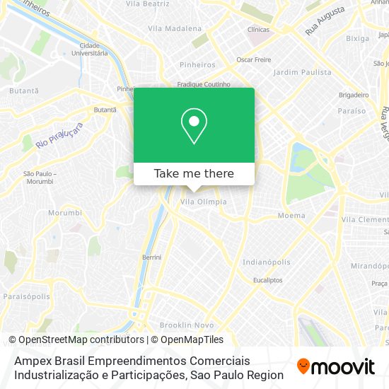 Ampex Brasil Empreendimentos Comerciais Industrialização e Participações map