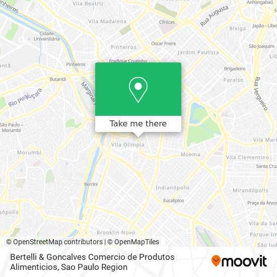 Bertelli & Goncalves Comercio de Produtos Alimenticios map