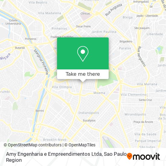 Mapa Amy Engenharia e Empreendimentos Ltda