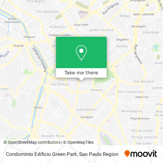 Condominio Edificio Green Park map