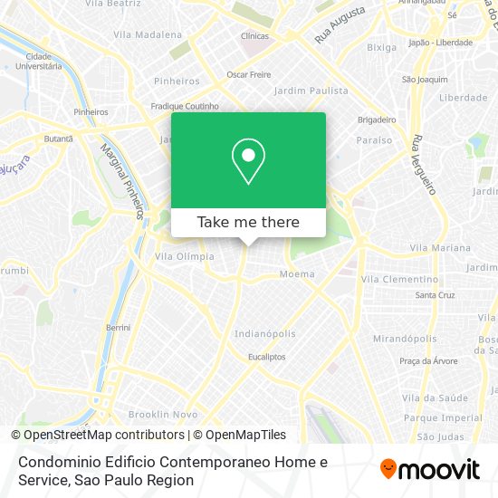 Mapa Condominio Edificio Contemporaneo Home e Service