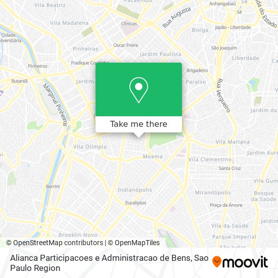 Alianca Participacoes e Administracao de Bens map