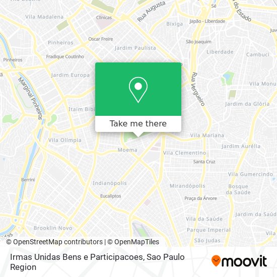 Irmas Unidas Bens e Participacoes map