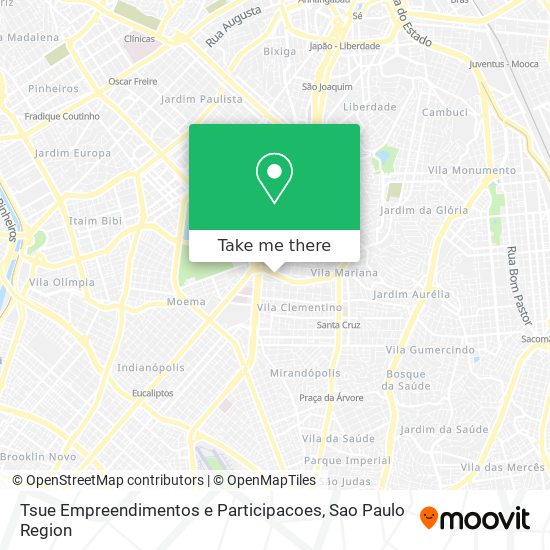 Tsue Empreendimentos e Participacoes map