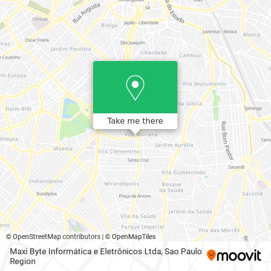 Maxi Byte Informática e Eletrônicos Ltda map