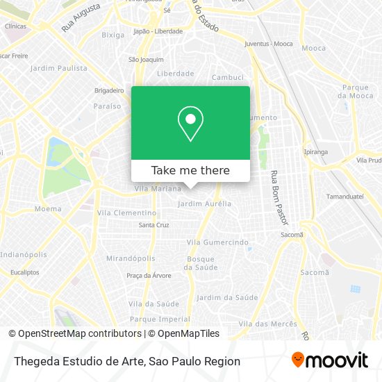 Thegeda Estudio de Arte map