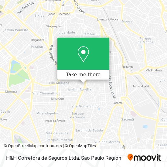 H&H Corretora de Seguros Ltda map