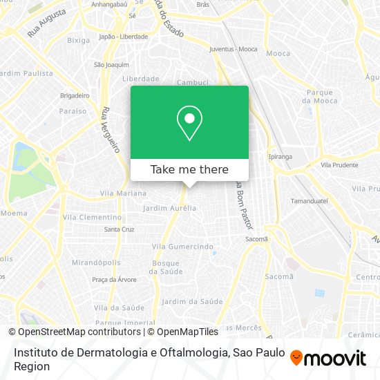 Mapa Instituto de Dermatologia e Oftalmologia