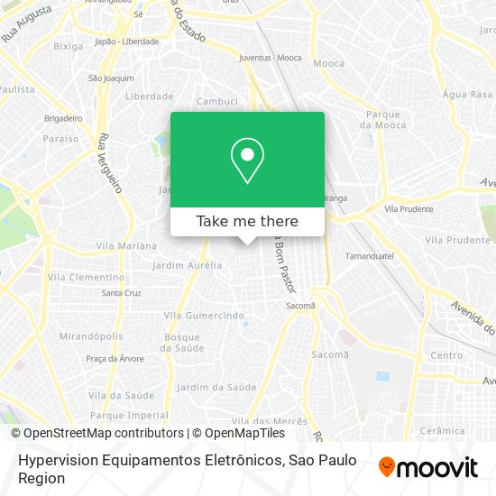 Hypervision Equipamentos Eletrônicos map