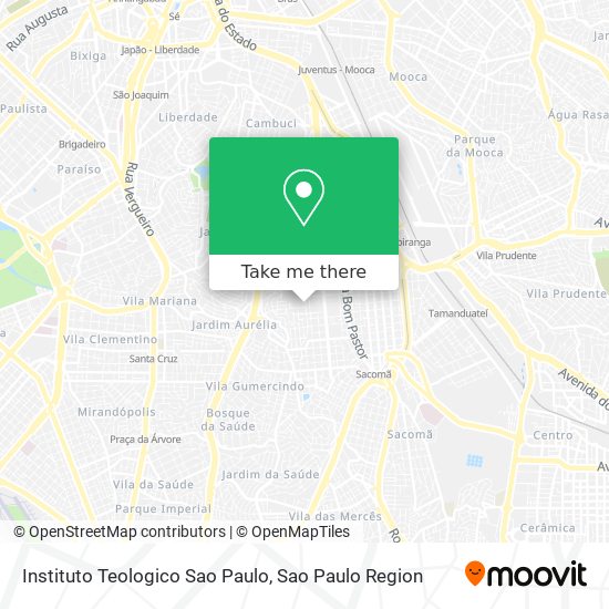 Instituto Teologico Sao Paulo map