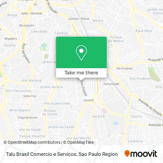 Mapa Talu Brasil Comercio e Servicos