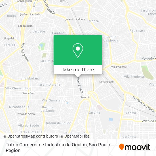 Triton Comercio e Industria de Oculos map