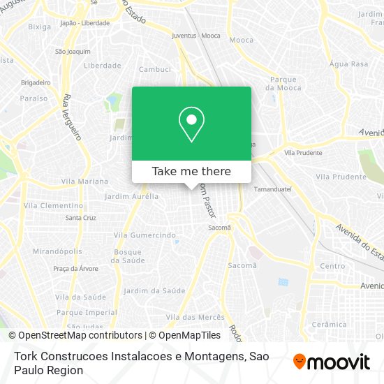 Tork Construcoes Instalacoes e Montagens map