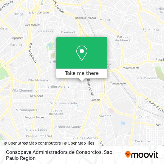 Consopave Administradora de Consorcios map