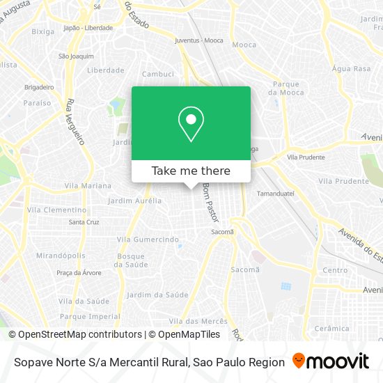 Mapa Sopave Norte S / a Mercantil Rural