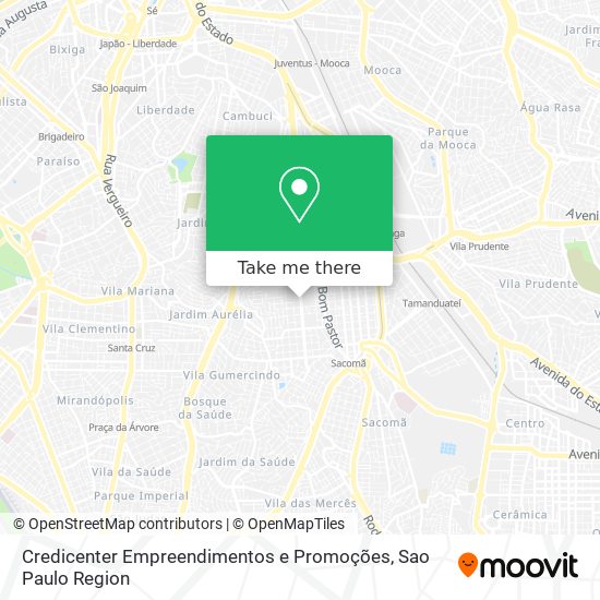 Credicenter Empreendimentos e Promoções map