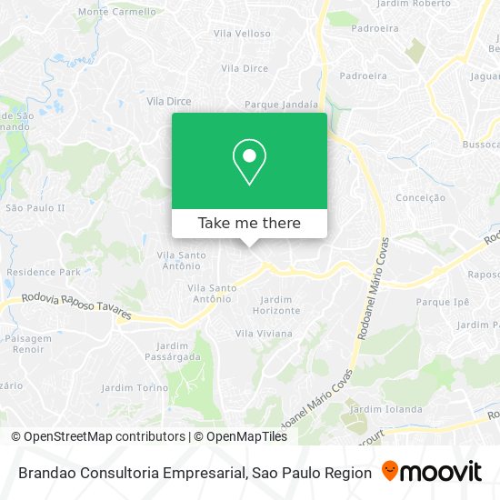 Mapa Brandao Consultoria Empresarial