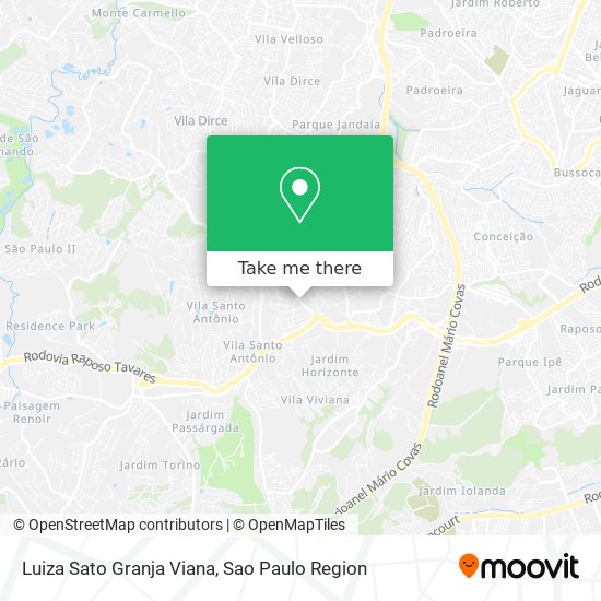 Luiza Sato Granja Viana map