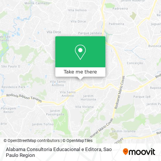 Alabama Consultoria Educacional e Editora map