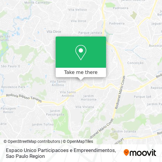 Mapa Espaco Unico Participacoes e Empreendimentos