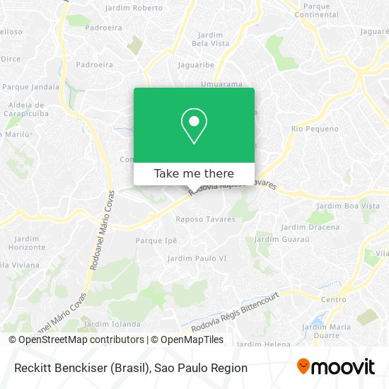 Reckitt Benckiser (Brasil) map