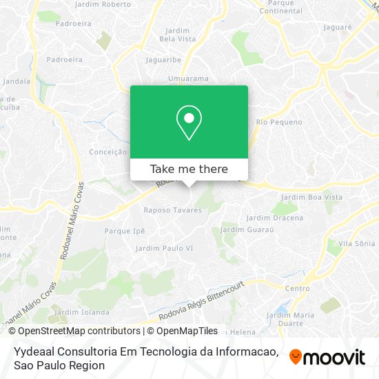 Yydeaal Consultoria Em Tecnologia da Informacao map