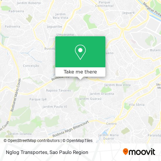 Nglog Transportes map