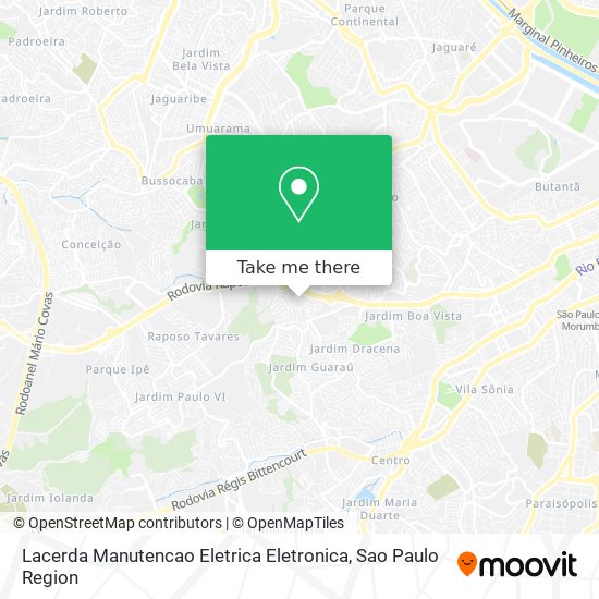 Lacerda Manutencao Eletrica Eletronica map