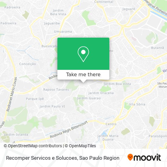 Recomper Servicos e Solucoes map