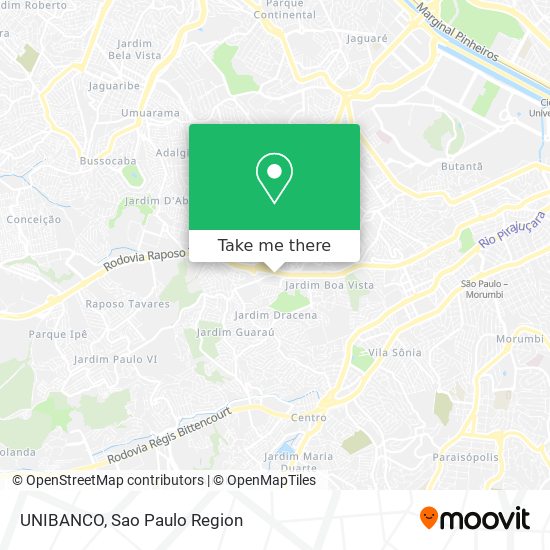 UNIBANCO map