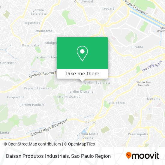 Daisan Produtos Industriais map