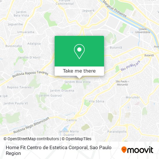 Home Fit Centro de Estetica Corporal map