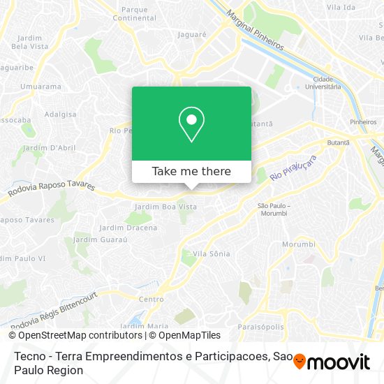 Tecno - Terra Empreendimentos e Participacoes map