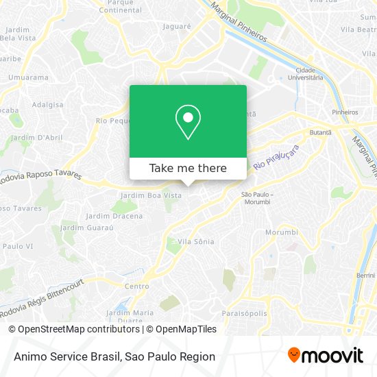 Animo Service Brasil map