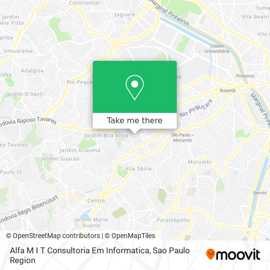 Mapa Alfa M I T Consultoria Em Informatica