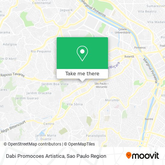 Dabi Promocoes Artistica map