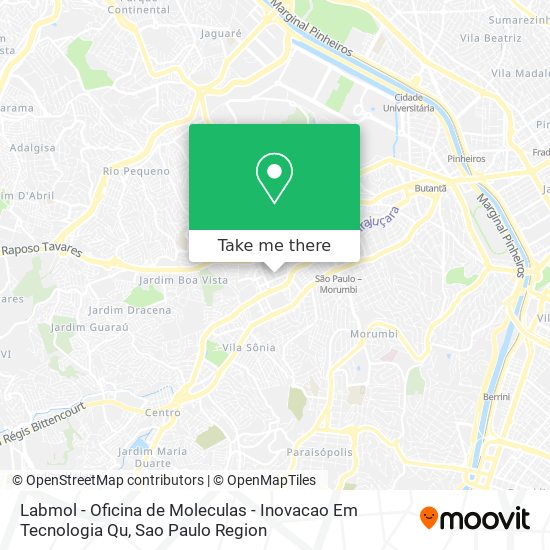 Labmol - Oficina de Moleculas - Inovacao Em Tecnologia Qu map