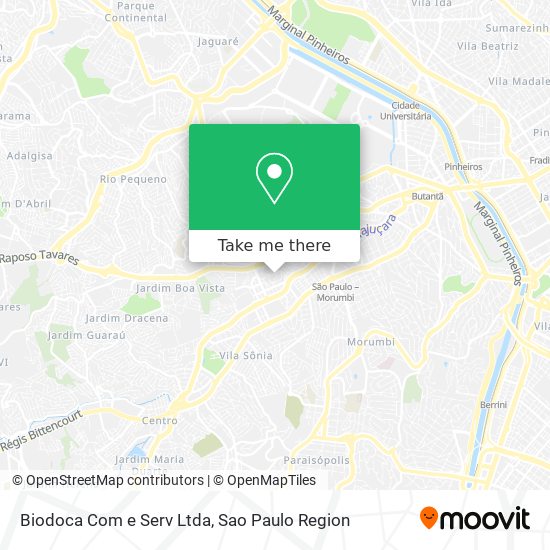 Biodoca Com e Serv Ltda map