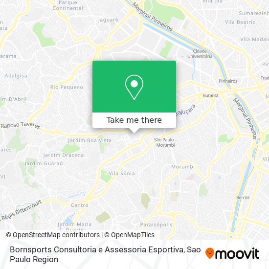 Mapa Bornsports Consultoria e Assessoria Esportiva