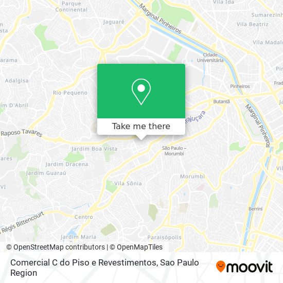 Comercial C do Piso e Revestimentos map