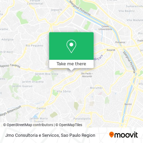 Mapa Jmo Consultoria e Servicos