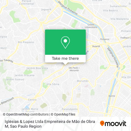Iglésias & Lopez Ltda Empreiteira de Mão de Obra M map