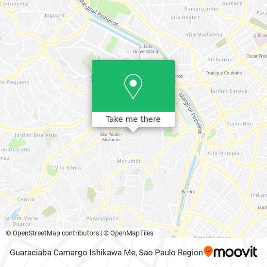 Guaraciaba Camargo Ishikawa Me map